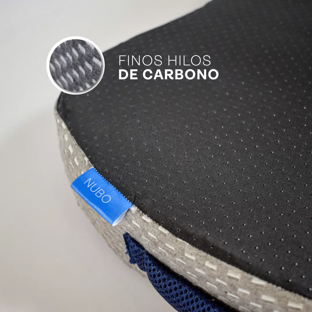 Cojín ergonómico silla carbono - View 3